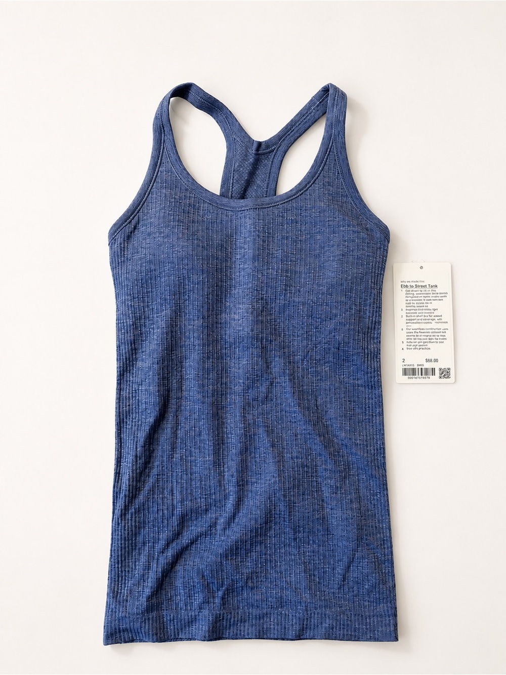 lululemon athletica Indigo Ribbed Racerback Tank